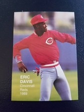 Eric Davis Cincinnati Reds #10 1989 Singles Superstars RARE Oddball