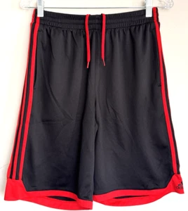 ADIDAS Activewear Basketball Shorts - Youth Boy's Size XL (18) - Black/Red - Picture 1 of 8