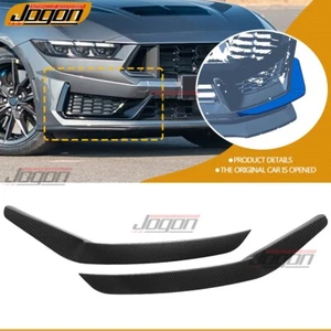 Parachoques delantero de carbono mate alerón de esquina para Ford Mustang S650 Darkhorse - Imagen 1 de 9