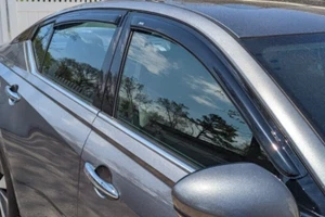 AVS Smoke Rain Guards Vent Visors 3M Tape-On for 2019-2024 Nissan Altima Sedan - Picture 1 of 4