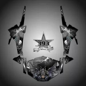 Polaris RZR 1000 XP UTV Wrap Graphics Decal Kit 2013-2015 Guardian Black - Picture 1 of 1