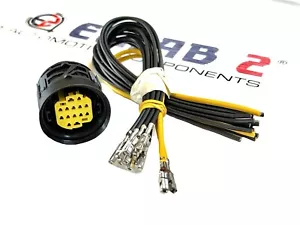 Connettore ORIGINALE 14 Vie Fanali Fari Luci Fiat Alfa Lancia Punto Ypsilon 500 - Picture 1 of 2