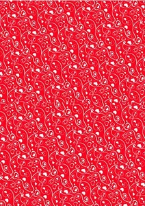 Papel tapiz corazón rojo día de San Valentín tamaño A4 comestible oblea papel/hoja de glaseado - Imagen 1 de 1
