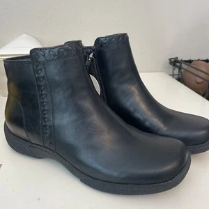 Croft & Barrow Hayden Women’s Ankle Boots New W/O Box Tecomfort 7m Black Zipper - Picture 1 of 14