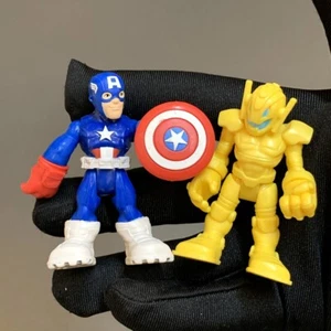 Figuras 2 PIEZAS Playskook Marvel Super Heroes Squad Ultron Sentry y Capitán América - Imagen 1 de 4
