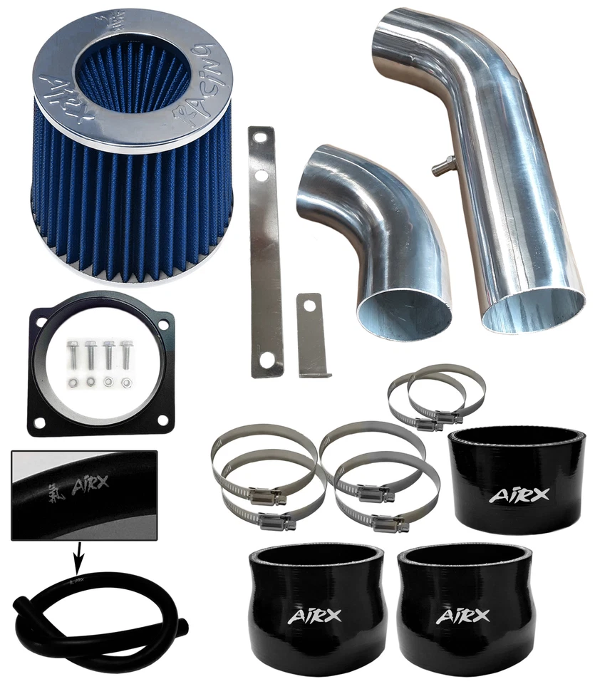 NEGRO AZUL AirX Racing 2 piezas Kit de admisión de aire para Ford Ranger 2001-2003 SOHC 4,0 L V6 Foto 1 de 2