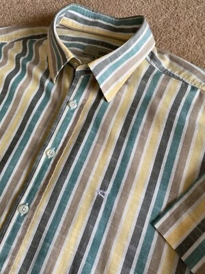 CAMEL ACTIVE BOLD SUMMER MULTI STRIPE SHORT SLEEVE SHIRT XL - Image 1 of 4