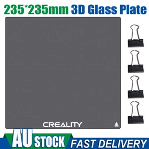 CREALITY 3D Glass Bed Plate For Ender 3 Ender 5 CR-20 Pro 3D Printer 235*235mm - Picture 1 of 12