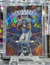 2023 PANINI MOSAIC HENDON HOOKER KALEIDOSCOPIC ROOKIE SSP CASE HIT LIONS RC