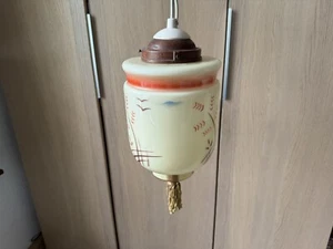 Deckenlampe 50er, 60er Jahre, Schlafzimmerlampe, Flurlampe, DDR-Vintage - Bild 1 von 7