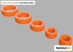 Pole Nose Cones for the Middy Animal Tamer 8.5m Margin - Middy Pole Bungs Set - Picture 1 of 27