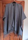 M&S Brand New Dogtooth Shawl Scarf Wrap Cape - One Size
