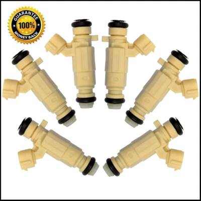Conjunto de 6 injetores de combustível para 2006-2010 Kia Optima EX Rondo LX e Hyundai Santa Fe - Imagem 1 de 4