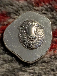 5g Silber Schaf .999 handgegossen  - Bild 1 von 2