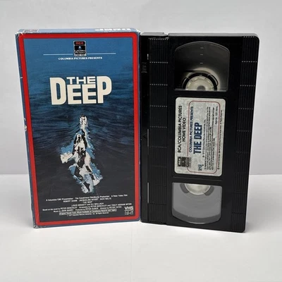 The Deep First Release Side Loader Flap VHS 1985 RCA Columbia Pictures - Image 1 of 4