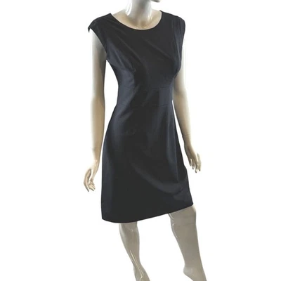 Vestido sin mangas The Limited Collection azul marino 10 Academia Preppy Chic 70-48 Foto 1 de 4