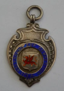 Greyhound Cup Competition Sterling Silver Fob Medal 1925 Hallmark - Picture 1 of 2