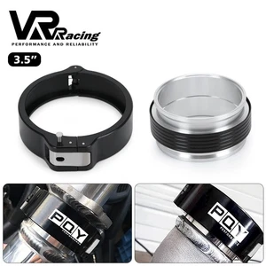3.5'' V Band Aluminum Quick Release Pinless Clamp Flange Intake Intercooler Pipe - Foto 1 di 22