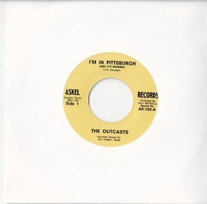 OUTCASTS Im In Pittsburgh 7" VINYL RE 60s GARAGE ROCK - Picture 1 of 1