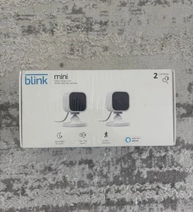 Blink Mini Indoor Plug-In HD Smart Security Camera 2 Pack *NEW & SEALED* - Picture 1 of 1