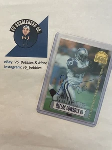 1996 Collector's Edge Dallas Cowboys Auto DCA-3 Sherman Williams /4000 ๐ - Picture 1 of 2
