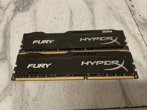 2x HyperX Fury 16GB (2 x 8GB) DIMM DDR3 Memory HX316C10FB/8, HX421C14FB/8 - Picture 1 of 4