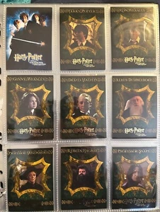 HARRY POTTER AND THE CHAMBER OF SECRETS ARTBOX COMPLETE BASE CARD SET 1-90 EX - Picture 1 of 5