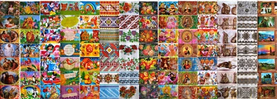 Set of 14 Heat Shrink Wrap Sleeve Decoration Easter For 98 Eggs mixed Christian - Image 1 of 3