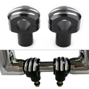 25mm Motorrad Lenker Lenker Adapter Risers Klemme für Harley Fatboy - Bild 1 von 10