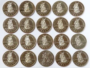 1989 USA CONGRESS 20 COIN ROLL 50c COMMEMORATIVE ORIGINAL PROOF CAMEO COINS - Picture 1 of 2