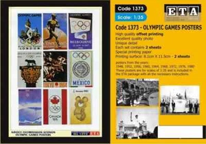 Carteles ETA Diorama 1/35 Juegos Olímpicos Modernos (2 hojas) - Imagen 1 de 1