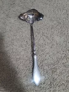 Vintage AE Lewis and Co. Sheffield England Sterling Handled Ladle 13.5'' inches - Picture 1 of 6