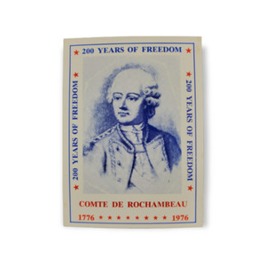 1976 SSPC 200 Years of Freedom Comte de Rochambeau #40 Trading Card