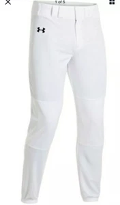 Under Armour Men's White Full Length Baseball Pants - Size XXL 2XL NWOT - Picture 1 of 5