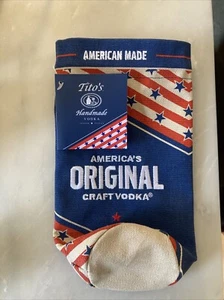 Titos Handmade Vodka Bottle Bag Drawstring Collectible 750ml Austin Texas, NWT - Picture 1 of 7