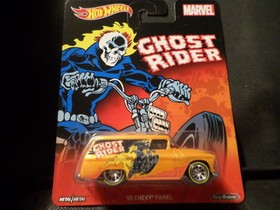 2016 HOT WHEELS MARVEL GHOST RIDER '55 CHEVY PANEL HW HOTWHEELS ORNG VHTF RARE