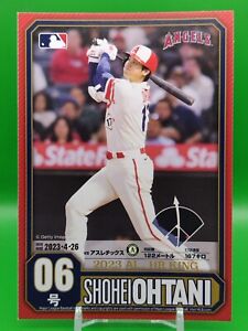 Shohei Otani 2023 American League Home Run King Memorial Postcard Japan No. 06