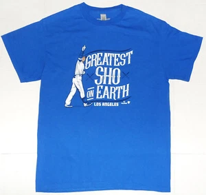 Shohei Ohtani Greatest Sho On Earth L.A. Baseball T-Shirt Los Angeles Dodgers Si - Bild 1 von 4
