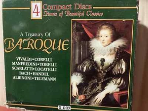 A Treasury of Baroque 4 Compact Discs Hours of Classical Music CD - Picture 1 of 1