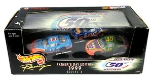 Hot Wheels Series 2 PETTY RACING 1999 50TH ANNIV. Father's Day Edition 3-Car Set - Picture 1 of 5