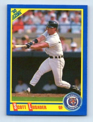1990 Score Scott Lusader Detroit Tigers #575 - Image 1 of 2