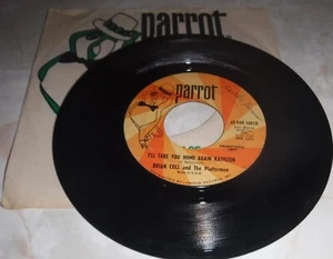 BRIAN COLL & THE PLATTERMEN I'll take you home again Kathleen 45 rpm Parrot VG+ - Picture 1 of 2