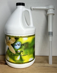 WEN SPRING ORANGE BLOSSOM CLEANSING CONDITIONER SIZE 128 OZ/ 1 GALLON W PUMP - Picture 1 of 5