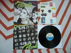 Blondie Eat To The Beat Vinyl UK 1979 Chrysalis 1st Press LP & Fan Club Insert - Picture 1 of 12