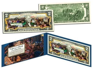 LAS VEGAS $2 Bill Legal Tender US Currency BLACKJACK POKER SLOTS CRAPS - Picture 1 of 3