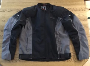 MENS Med. MOTORCYCLE RIDING JACKET Moto Centric Padded Racing Protective Assault - Bild 1 von 11