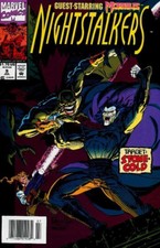 Nightstalkers #9 Newsstand Cover (1992-1994) Marvel Comics