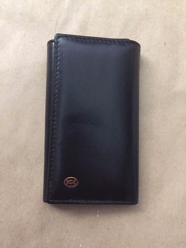 Cartier Paris Portafoglio triplo nero SPEDIZIONE GRATUITA!