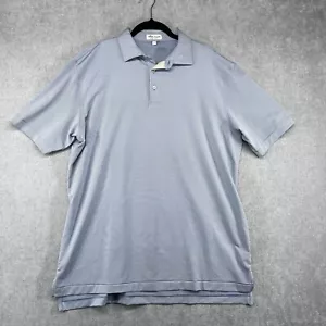 Polo de golf Peter Millar para hombre confort de verano azul talla grande bordado - Imagen 1 de 10