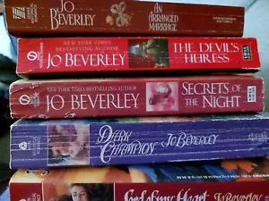 Jo Beverley 7 Books Lord of my heart dark champion secrets of the night - Picture 1 of 12